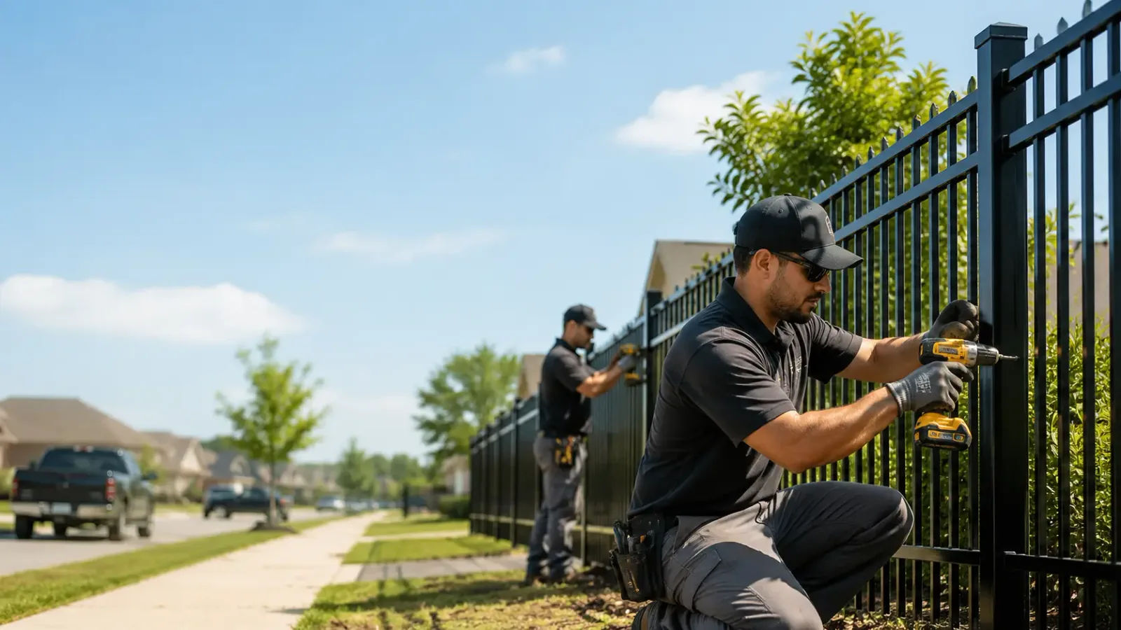 Metal Fence Installation in Howard, GA